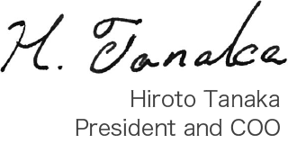 Hiroto Tanaka, President and COO